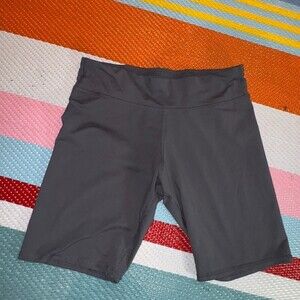 All in Motion Charcoal Bike Shorts Women Size Small